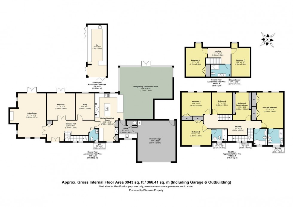 Floorplan for Chantry Park, Sarre, Birchington