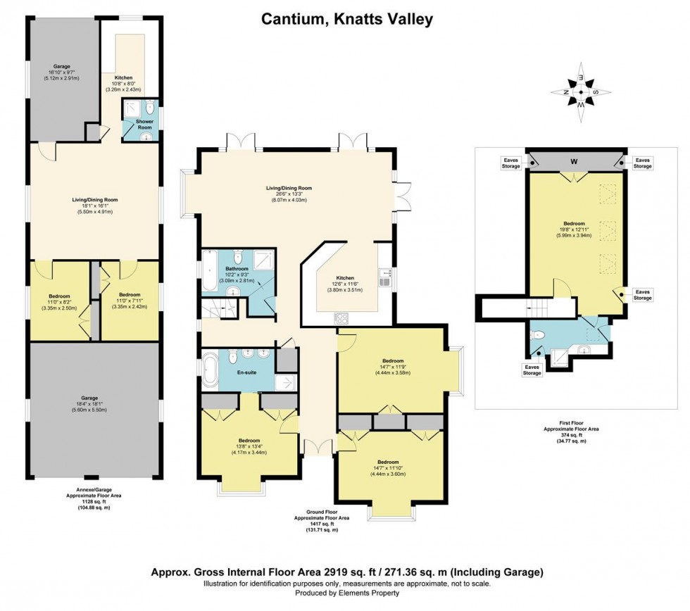 Floorplan for Knatts Valley Road, Knatts Valley, Sevenoaks