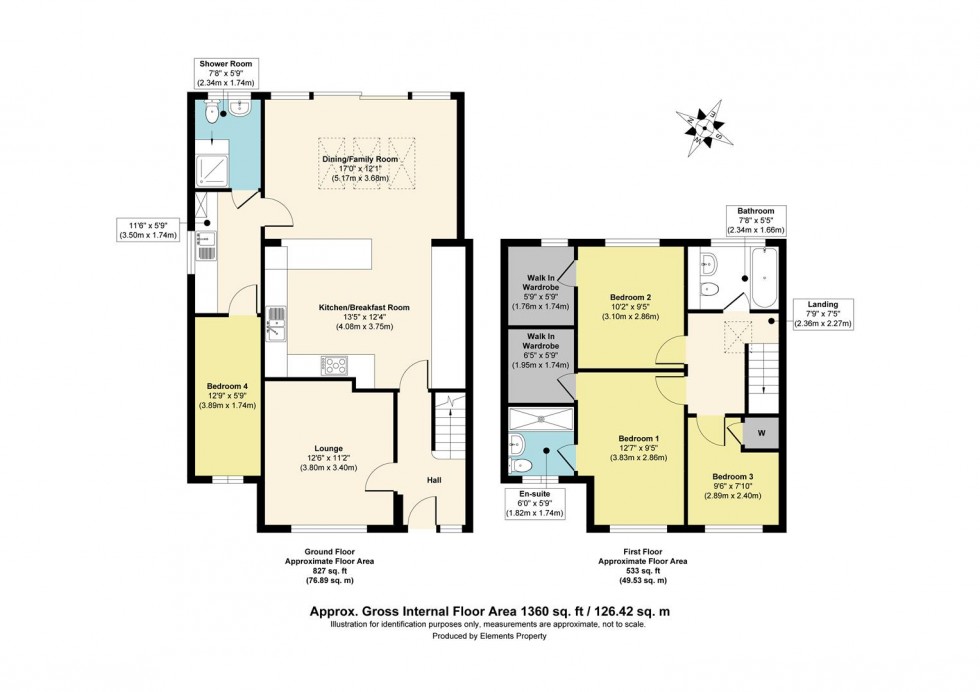 Floorplan for Cobdown Close, Ditton, Aylesford