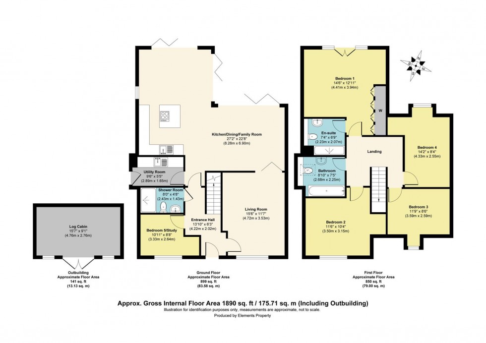 Floorplan for Heath Road, Boughton Monchelsea, Maidstone