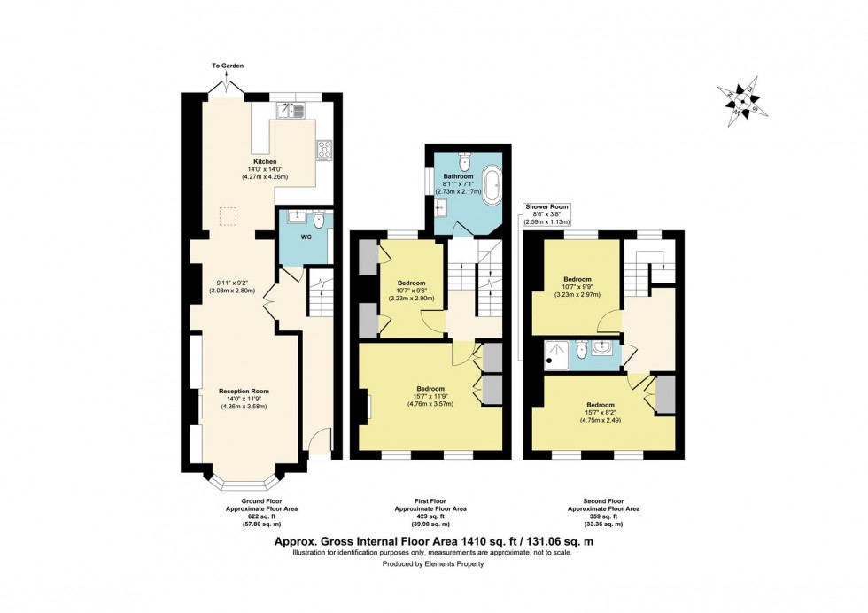 Floorplan for Park Row, Greenwich, London