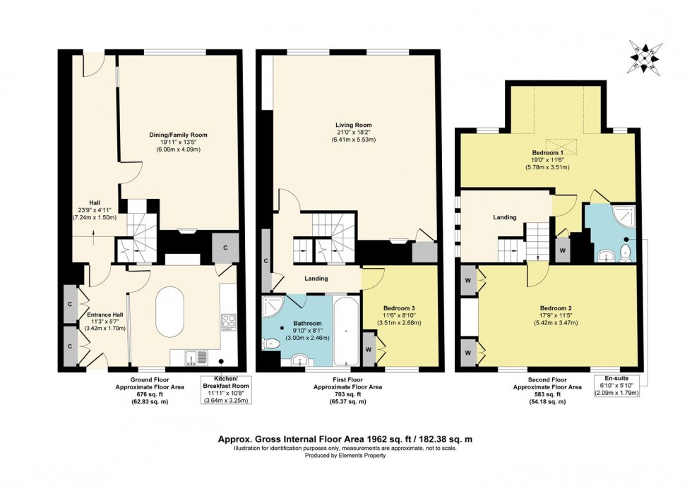 Floorplan for Merchant House, Strand Street, Sandwich