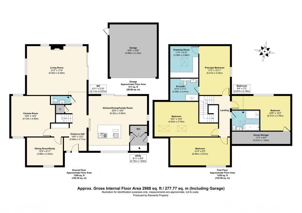 Floorplan for Burgess Fields, Lenham Heath