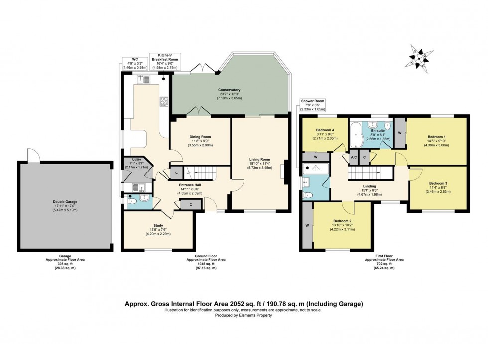 Floorplan for Russett Close, Aylesford