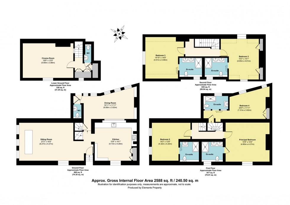 Floorplan for Beach Street, Deal