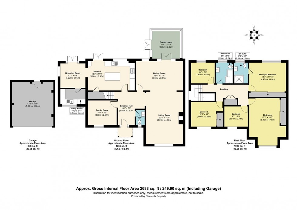 Floorplan for Fen Pond Road, Ightham